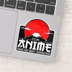 Pegatina Es una cosa animada que no entenderás a Anime
