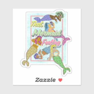 Pegatina Esa silueta de sirena