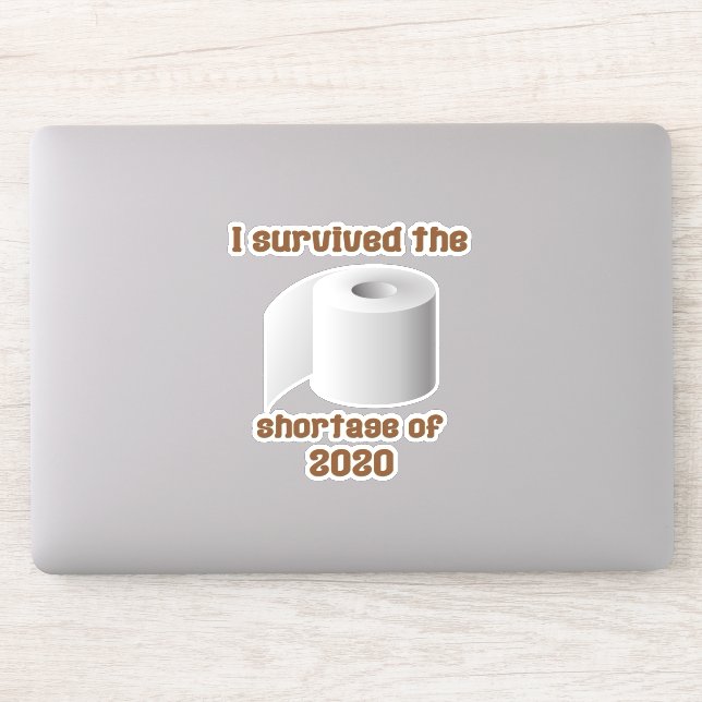Pegatina Escasez de papel higiénico (Ordenador)
