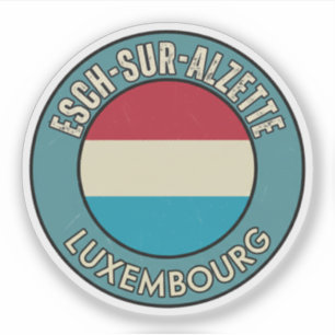 Pegatina Esch-sur-Alzette, Luxemburgo