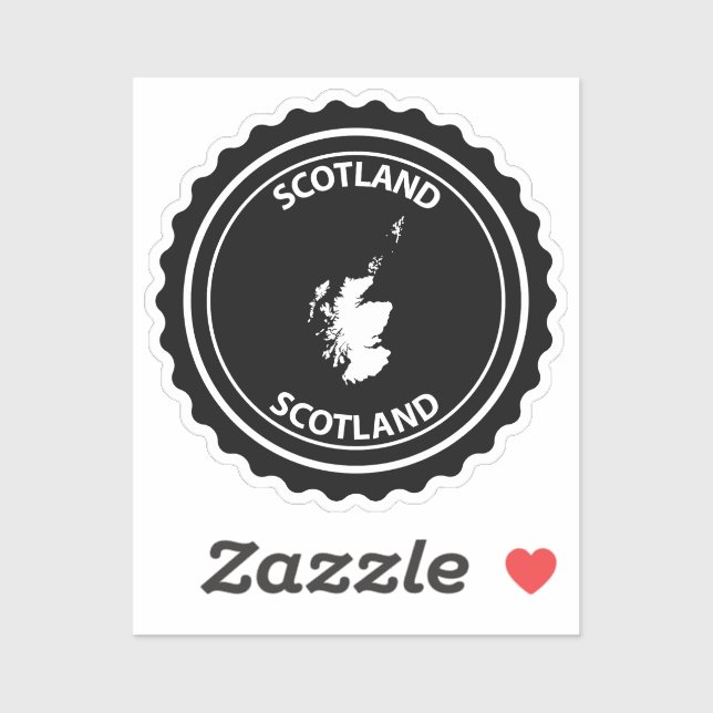 Pegatina Escocia (Hoja)