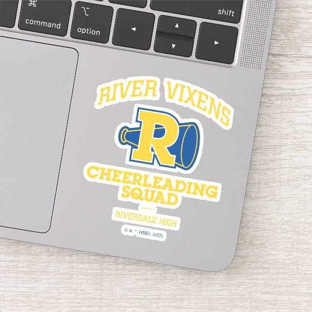 Pegatina Escuadrón animador del río Vixens (Detalle)