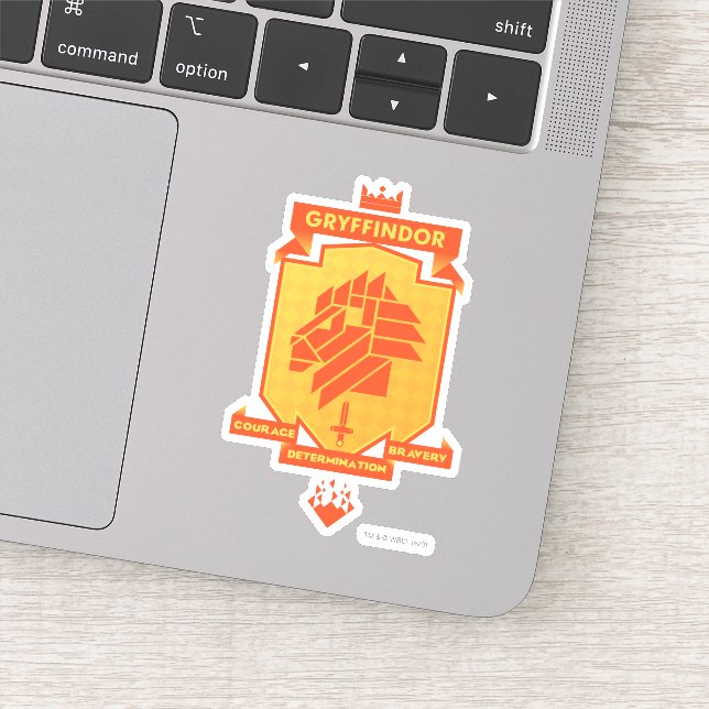 Pegatina Escudo Brutalist GRYFFINDOR™ (Detalle)