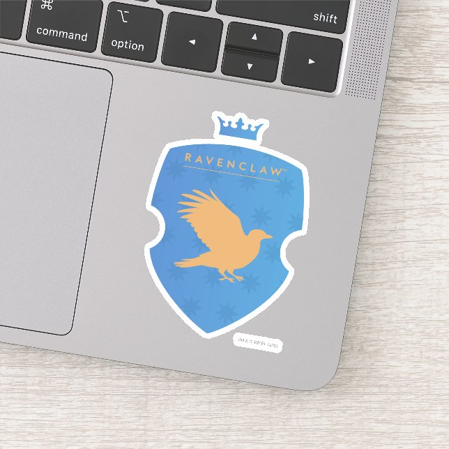 Pegatina Escudo coronado Blue RAVENCLAW™ (Detalle)
