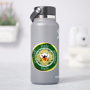 Pegatina Escudo Daly y Cruz Celta Personalizados