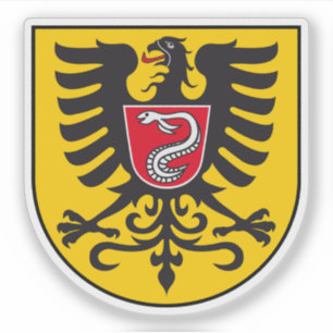 Pegatina Escudo de Aalen (Alemania)