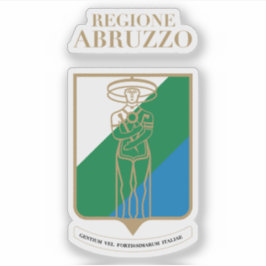 Pegatina Escudo de Abruzzo (Italia)
