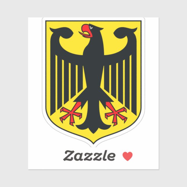 Pegatina Escudo de Alemania (Hoja)