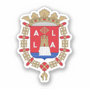 Pegatina Escudo de Alicante (España)