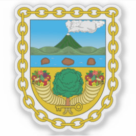Pegatina Escudo de Ambato, Ecuador