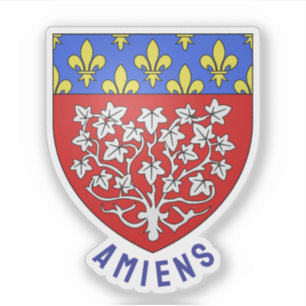 Pegatina Escudo de Amiens, Francia