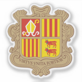 Pegatina Escudo de Andorra