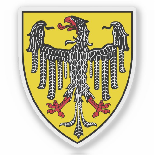 Pegatina Escudo de Aquisgrán (Alemania) (Anverso)