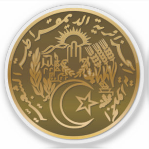 Pegatina Escudo de Argelia