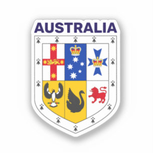 Pegatina Escudo de armas de Australia