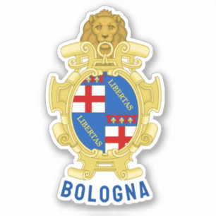 Pegatina Escudo de armas de Bolonia - Italia