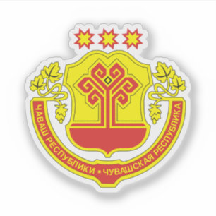 Pegatina Escudo de armas de Chuvasia