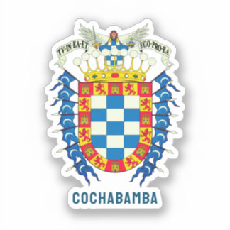 Pegatina Escudo de armas de Cochabamba (Bolivia)
