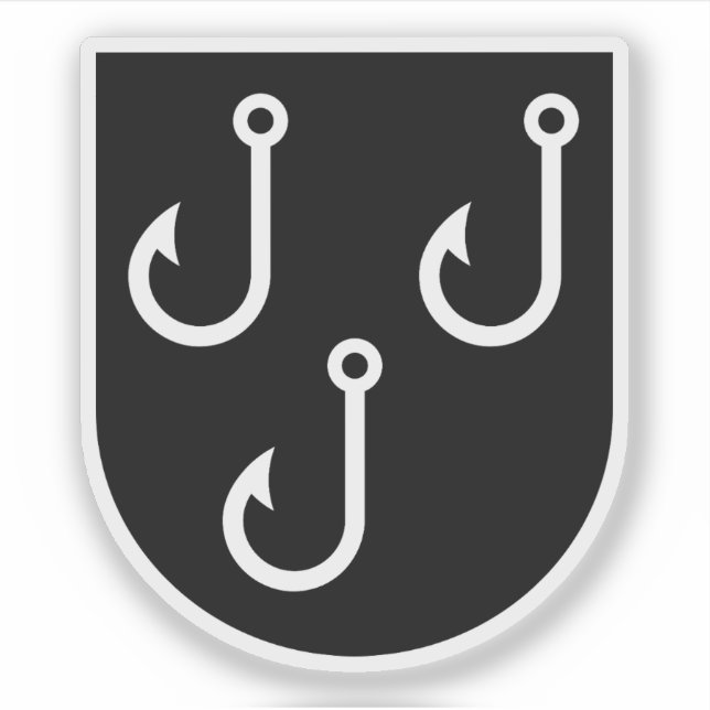 Pegatina Escudo de armas de Emmen, Suiza (Anverso)