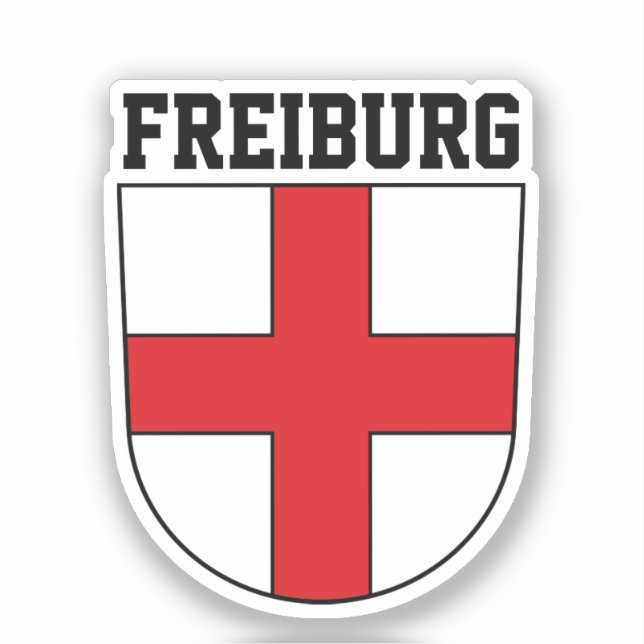 Pegatina Escudo de armas de Freiburg im Breisgau - ALEMANIA (Anverso)