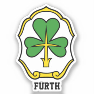 Pegatina Escudo de armas de Fürth, Alemania
