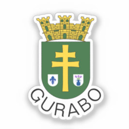 Pegatina Escudo de armas de Gurabo, Puerto Rico
