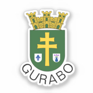 Pegatina Escudo de armas de Gurabo, Puerto Rico