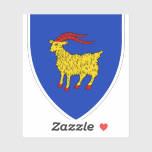 Pegatina Escudo de armas de Istria en Croacia