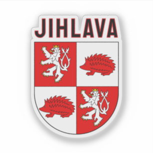 Pegatina Escudo de armas de Jihlava, República Checa