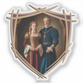 Pegatina Escudo de armas de Knight