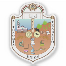 Pegatina Escudo de armas de la ciudad de Ecatepec de Morelo