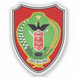 Pegatina Escudo de armas de la provincia central de Kaliman