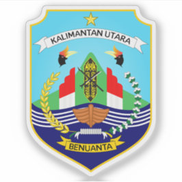 Pegatina Escudo de armas de la provincia de Kalimantan Sept