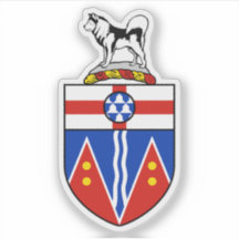 Escudo de armas de la provincia de Yukon, Canadá