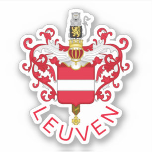 Pegatina Escudo de Armas de Lovaina, Bélgica