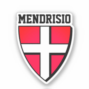 Pegatina Escudo de armas de Mendrisio - SUIZA