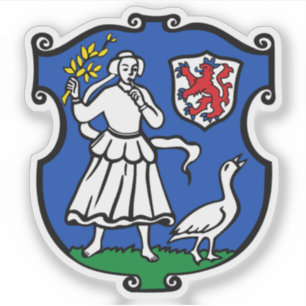 Pegatina Escudo de armas de Monheim am Rhein, Alemania