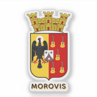 Pegatina Escudo de Armas de Morovis, Puerto Rico