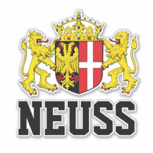 Pegatina Escudo de armas de Neuss, Alemania