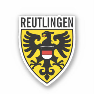 Pegatina Escudo de armas de Reutlingen, Alemania