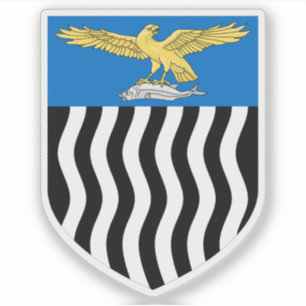 Pegatina Escudo de armas de Rhodesia septentrional (1911-19