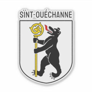 Pegatina Escudo de armas de Saint-Ursanne, Suiza