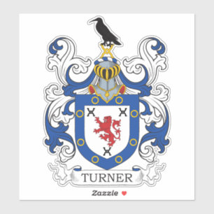 Pegatina Escudo de armas de Turner