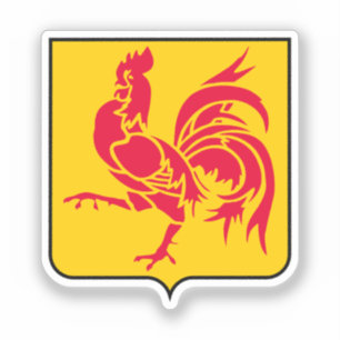 Pegatina Escudo de armas de Valonia