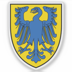 Pegatina Escudo de armas de Villeneuve, Suiza