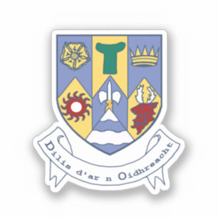 Pegatina Escudo de armas del condado de Clare, Irlanda