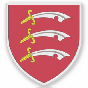 Pegatina Escudo de armas del condado de Essex, Inglaterra