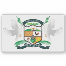 Pegatina Escudo de armas del condado de Vihiga, Rep. de Ken
