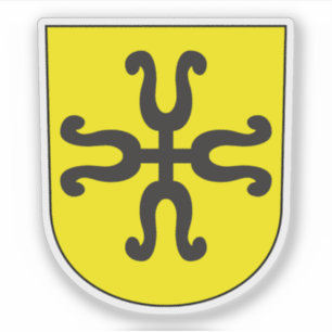 Pegatina Escudo de armas del distrito de Affoltern (Knonaue