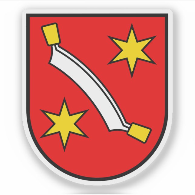 Pegatina Escudo de armas del distrito de Bern-Mittelland, S (Anverso)